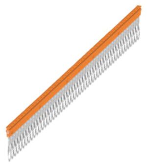 Querverbinder Weidmüller ZQV 2.5N/50 gesteckt 50L 5.1mm isoliert 24A orange