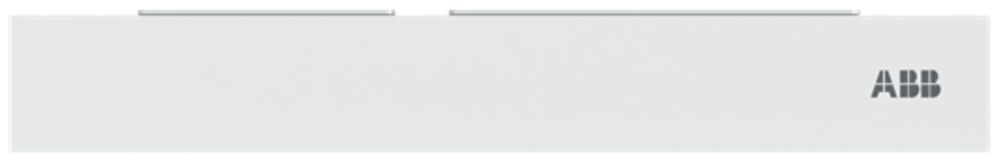 Abschlussleiste ABB-Welcome, für Grösse 1/x, weiss