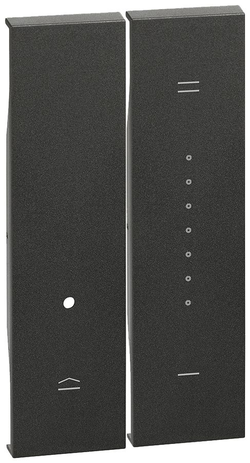 Coperchio tasto Living Now 2 moduli per dimmer nero