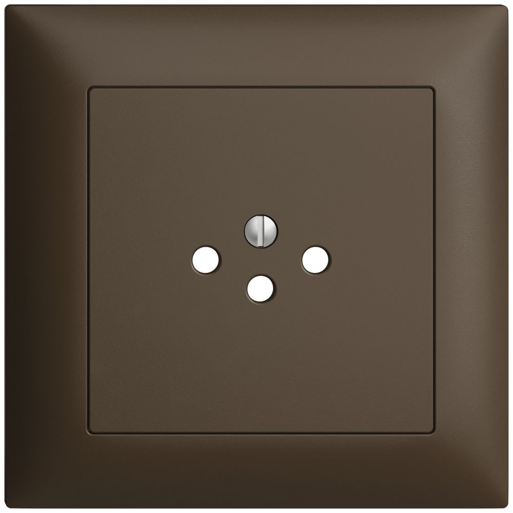 Kit frontal ENC EDIZIOdue coffee 88×88mm 1×T12A