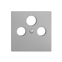 Plaque frontale EDIZIOdue silver pour SAT