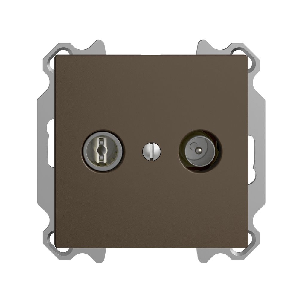UP-TV-R-Dose EDIZIOdue 4dB coffee Breitbanddose 5…2000MHz, FM
