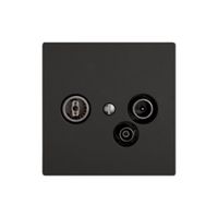 Antennendose TV-R-Daten EDIZIO.liv SNAPFIX® 4dB sz