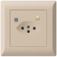 UP-Steckdose KLI T13 FI 30mA beige