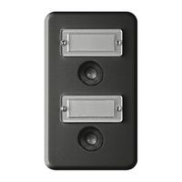 Combinaison ENC FH 2×1 sonnerie+sonnerie noir