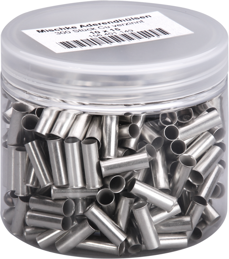 Aderendhülse Mischke E DIN 46228 10mm²/15mm blank Cu-verzinnt