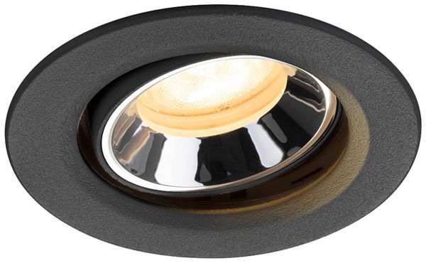 LED-Downlight SLV NUMINOS MOVE XS 6.9W 1000lm 4000K WB DALI Ø68 sz/cr