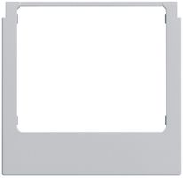 Designrahmen Audio Hager elcom.touch/elcom.fon eckig hellgrau