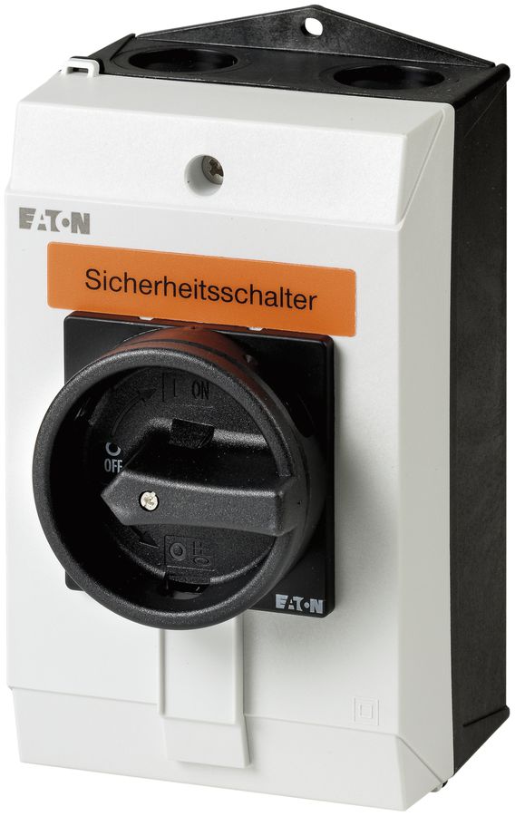 Sicherheitsschalter ETN 0/3L 1S/Ö 25A Griff schwarz