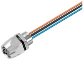 Spina INS Weidmüller SAIE presa M8 3L con cavo 0.5m M8 0.25mm² PVC