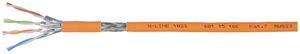 Datenkabel H-LINE 1023 S/FTP 4×2×0.56 FRNC/LSZH 1000MHz Kat.7, orange, Cca