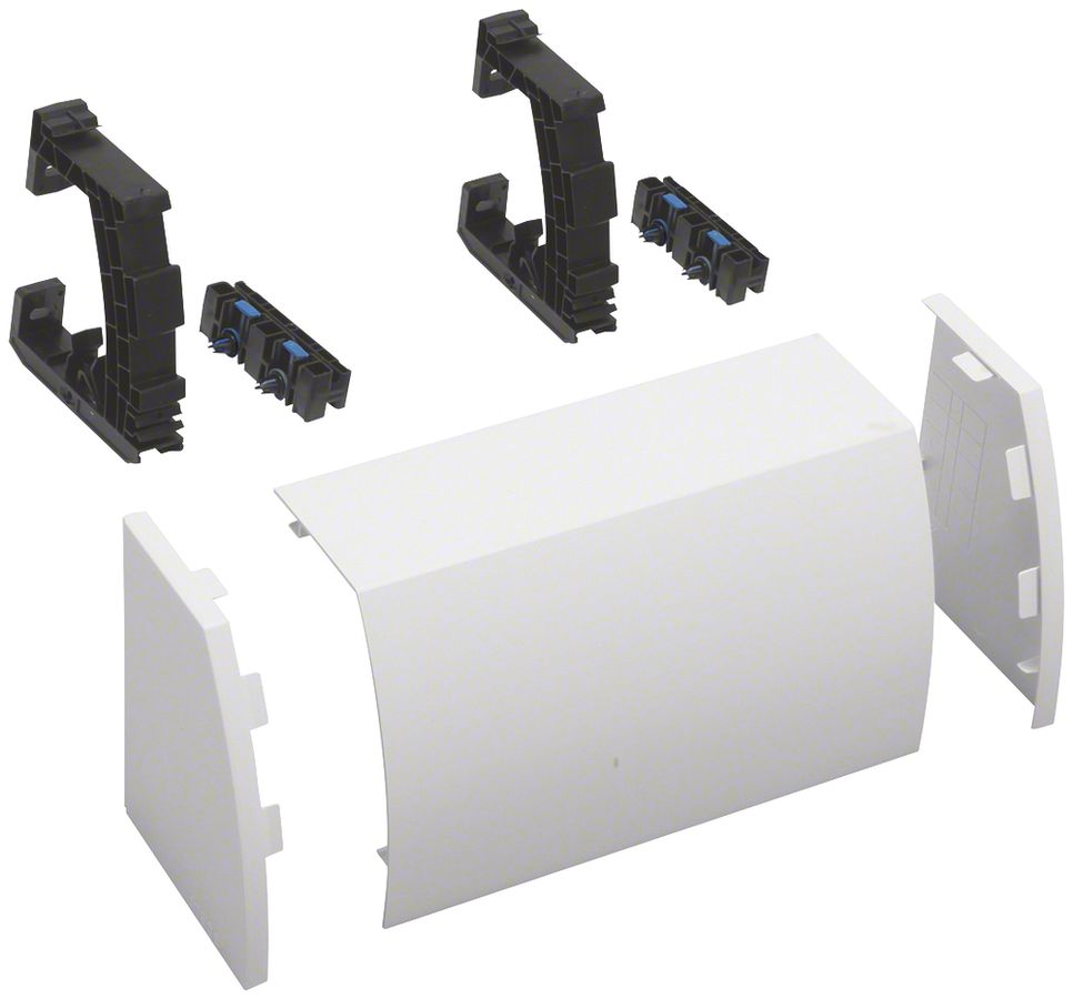 Rangierkanal Hager univers 3-feldig 800mm weiss