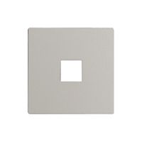 Plaque frontale EDIZIOdue elegance pour poussoir simple stone