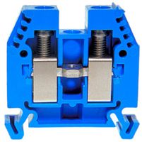 Borne de passage joignable Woertz Ex 6…16mm² 76A 1000V vis 2×1 rail DIN 35mm bl