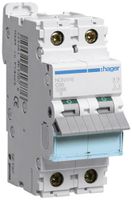 Leitungsschutzschalter Hager MCB 1P+N 415V Typ C 16A Icn 10kA Icu 15 kA 2TE