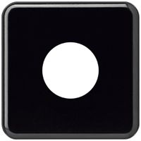 Abdeckplatte basico II 43mm schwarz