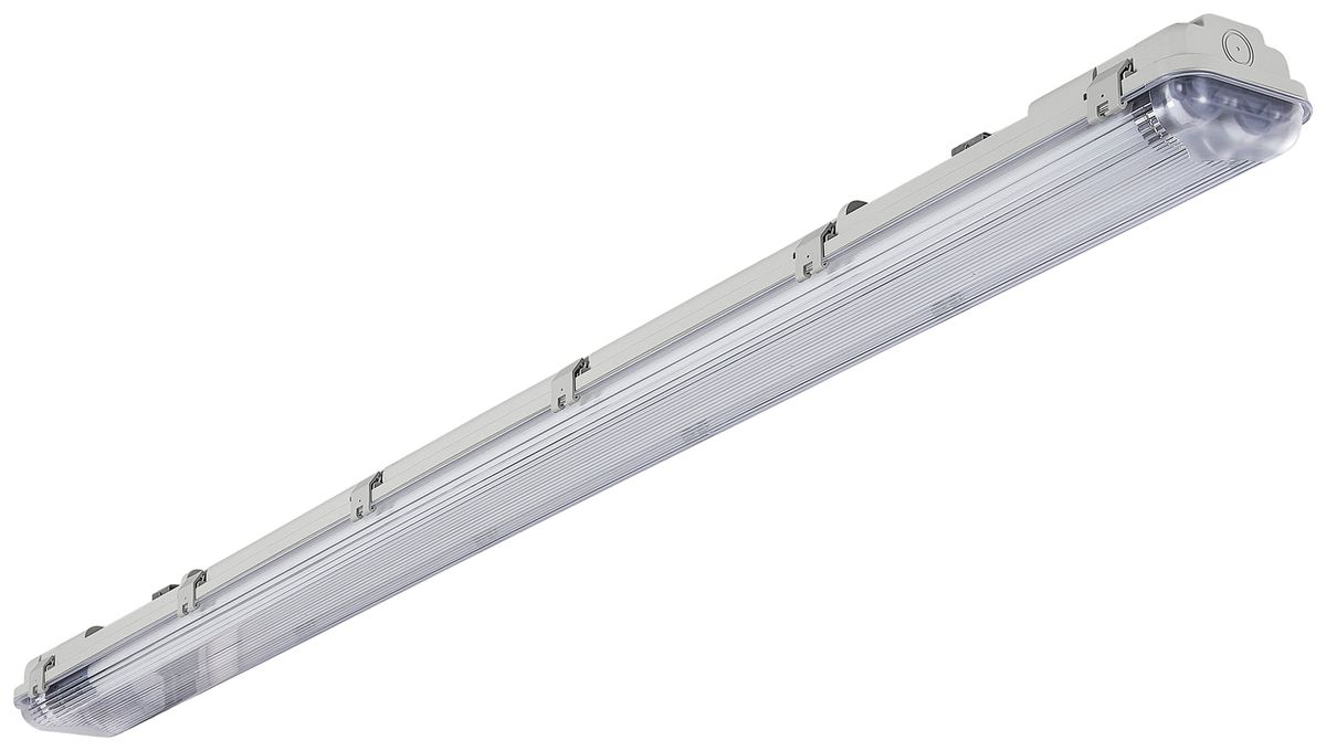 Feuchtraumleuchte Sylvania SYLPROOF G13 2×13W 3100lm 840 IP65 1280×99mm grau