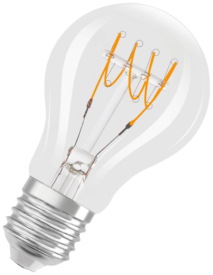 LED-Lampe Osram Vintage 1906 E27 4.8W 470lm 827 DIM Ø60×105mm Typ A klar