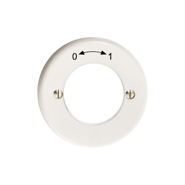 Frontset 0-1 weiss für Schlüsselschwenktaster FH