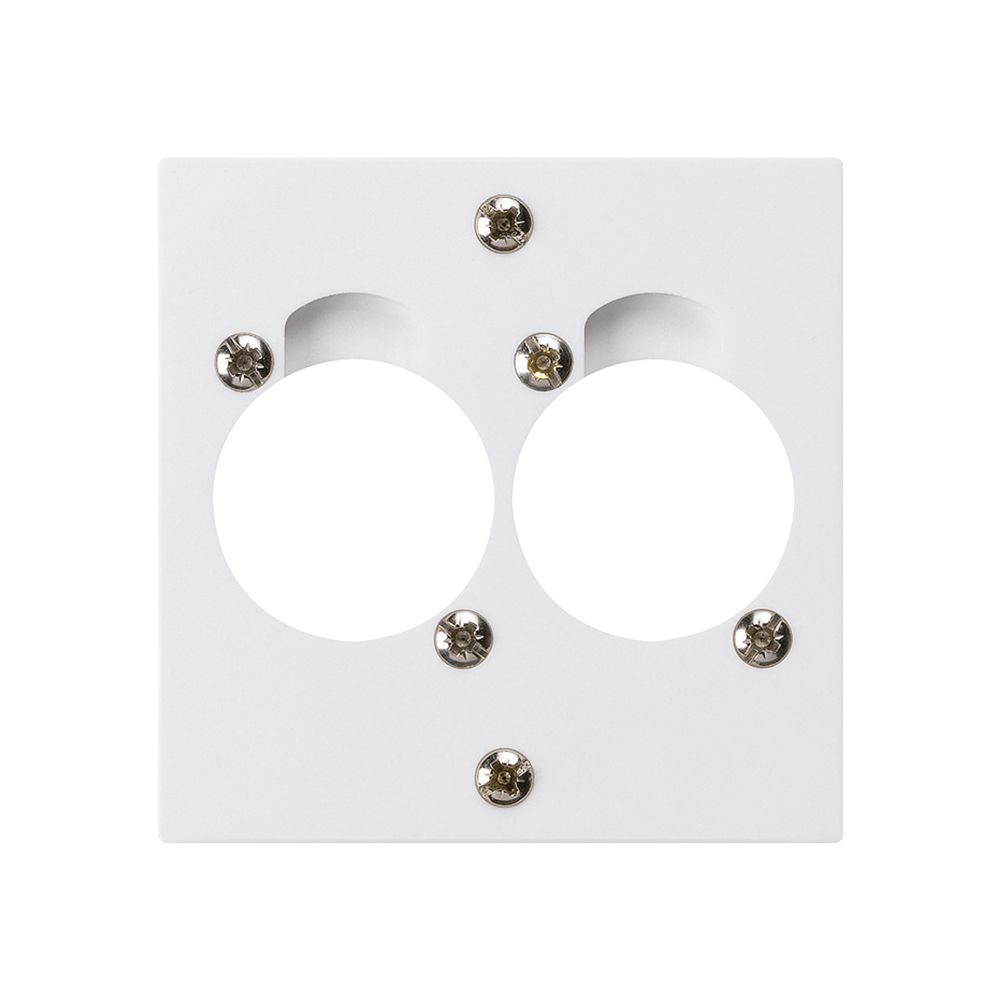 UP-Montageset für 2 XLR weiss kallysto