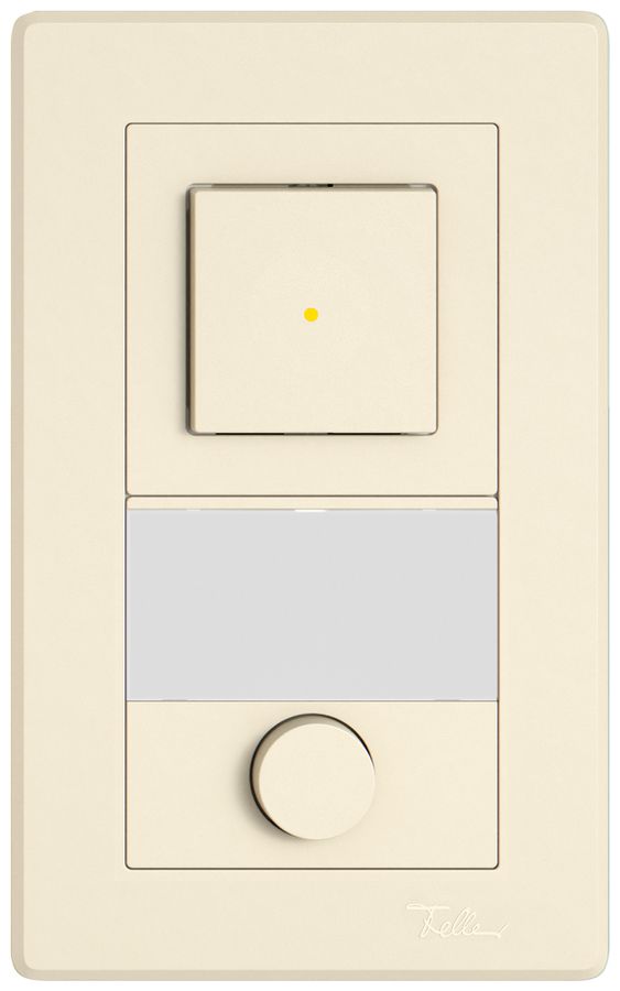 Combinazione INC EDIZIO.liv SNAPFIX® 2×1 156×96mm invertitore+chiusura lum.crema