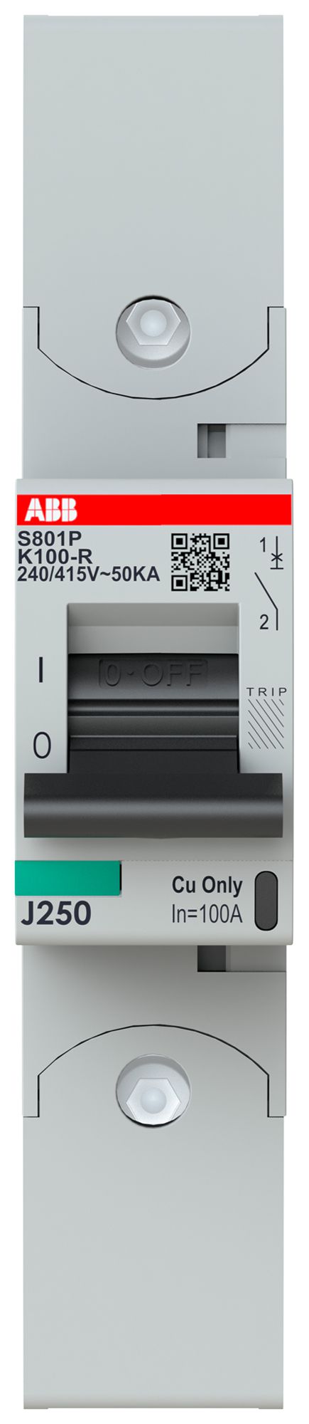 Leitungsschutzschalter ABB S801P-K100-R 1P 230V K-100A 50kA 1.5TE