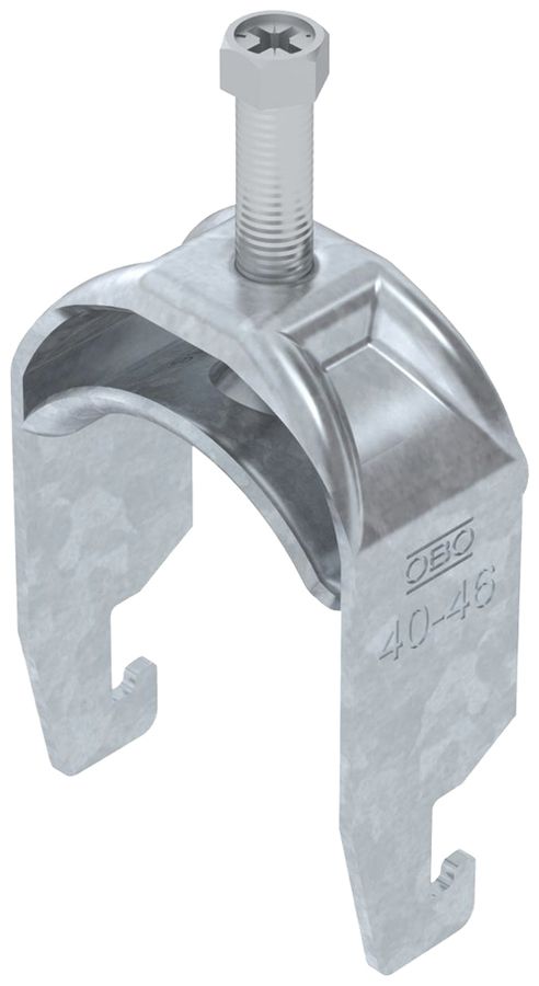 Fixation rapide BET 2056 pied à U métal 40…46mm 1×câble acier Zn-ch-im