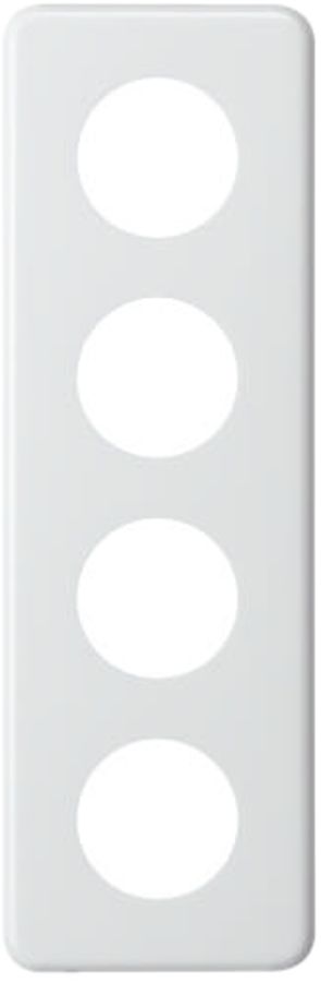 Abdeckplatte 4×1 4×43mm weiss