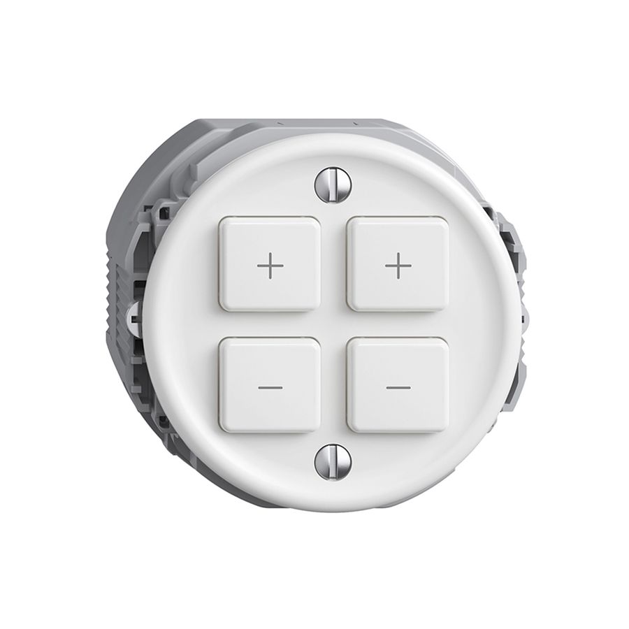 Station secondaire 2K/4T pour variateur Sdue Wiser blanc