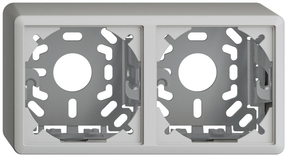 AP-Kopfzeile EDIZIOdue 1×2 FX54 hellgrau