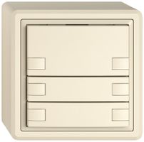 AP-Universaltaster EDIZIO.liv UNI SNAPFIX® 12…48V o.LED 6× 1-Tbed.cr