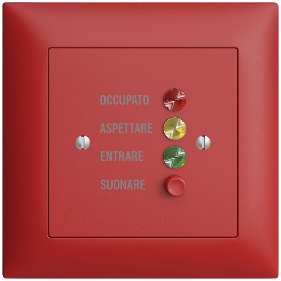 UP-Türstation für Rufleuchte I, EDIZIOdue berry