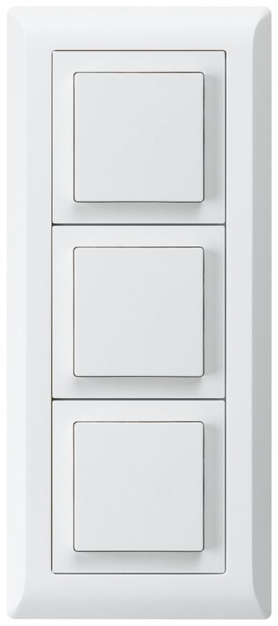 UP-Kombination kallysto.line Gr.I-I-I vertikal 3×Schalter S3 weiss