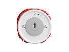 Schwenktaster STANDARDdue SNAPFIX® 0<-1/1P mit Schloss & 2 Schlüsseln ws