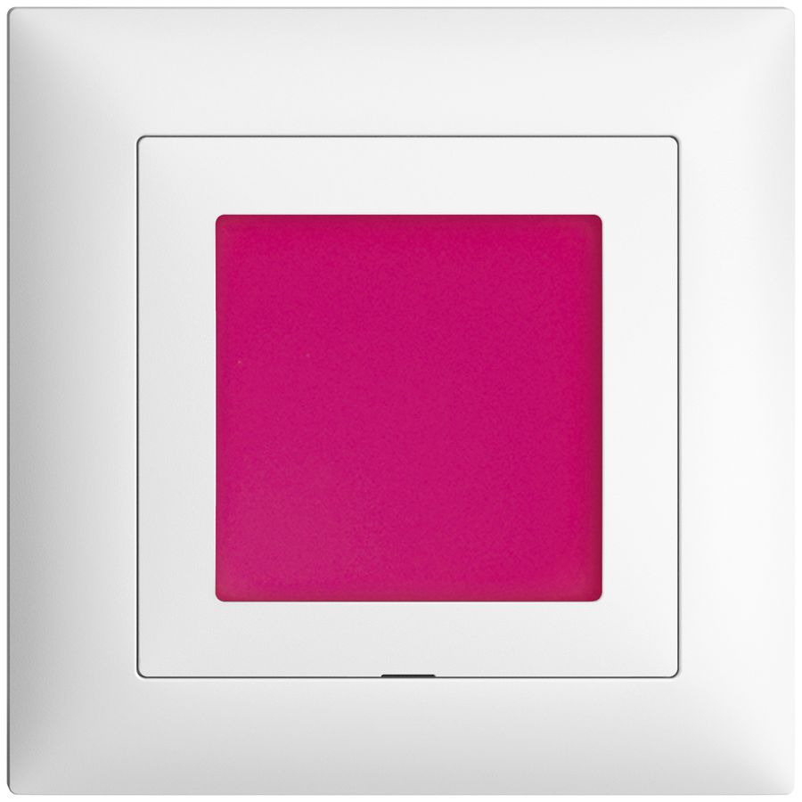 UP-LED-Leuchte LED rot 24V EDIZIOdue weiss