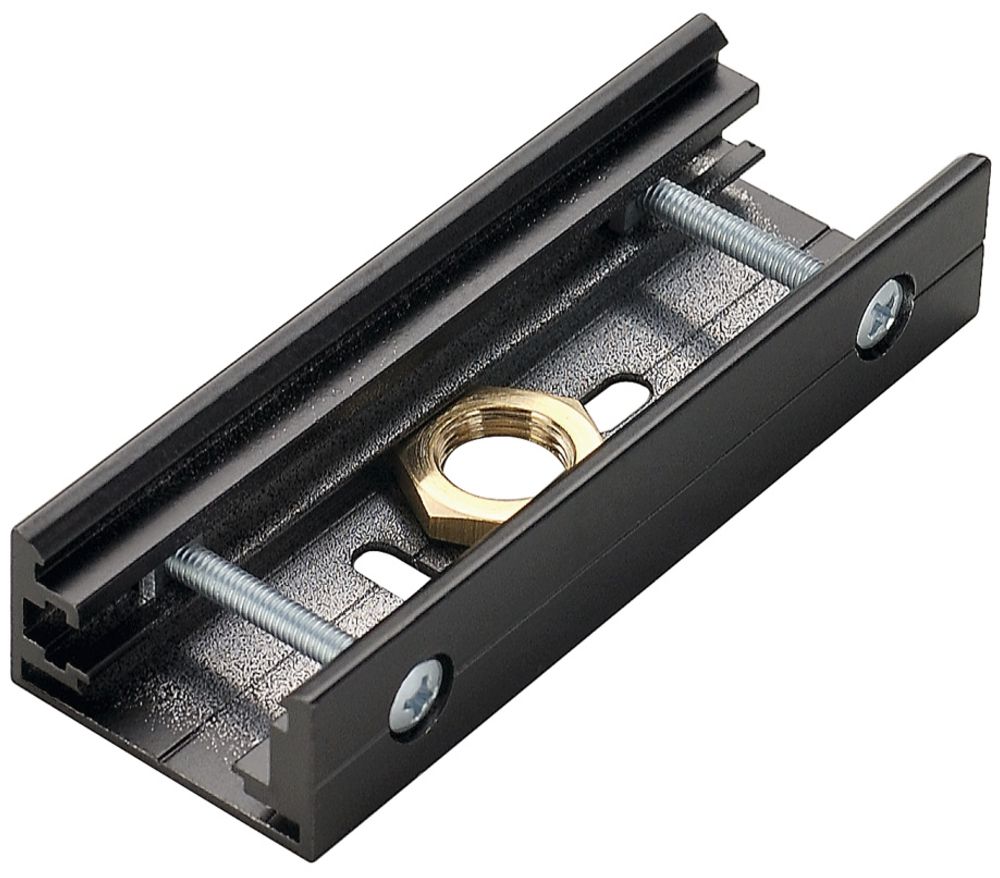 Stossstellenverbinder SLV für Stromschiene EUTRAC, schwarz