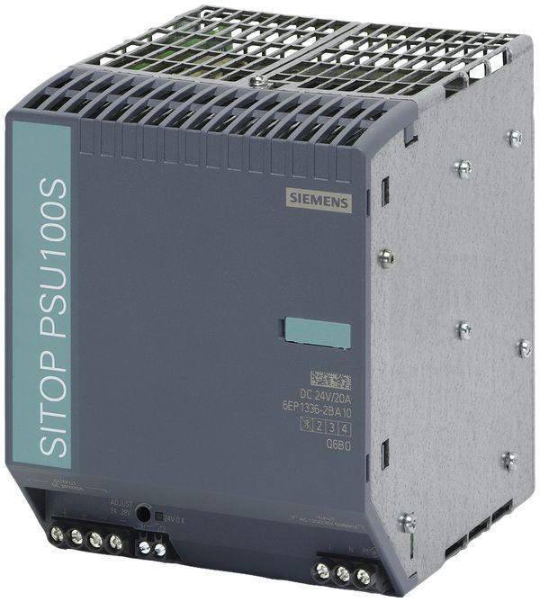 Stromversorgung Siemens SITOP PSU100S, IN:120/230VAC, OUT:12VDC/20A
