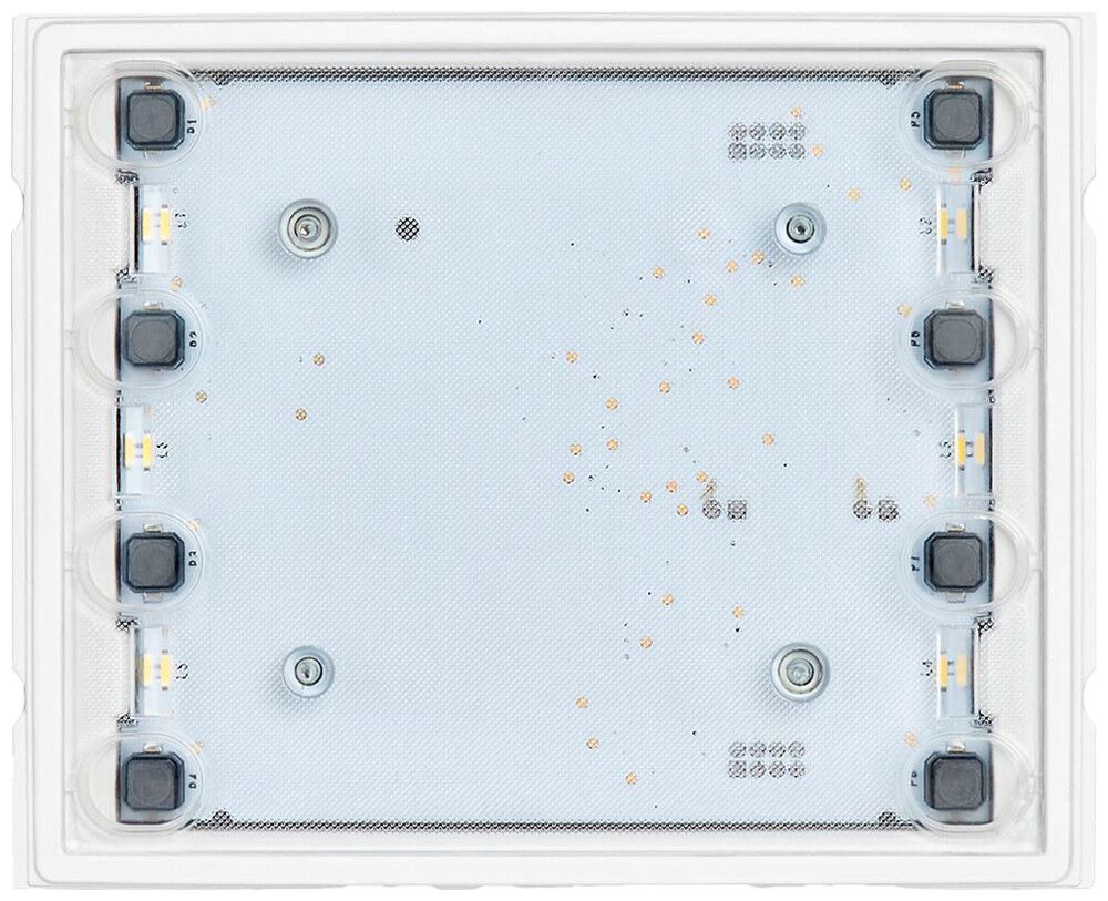 Module touche de base Urmet Alpha, 8×bouton, IP55