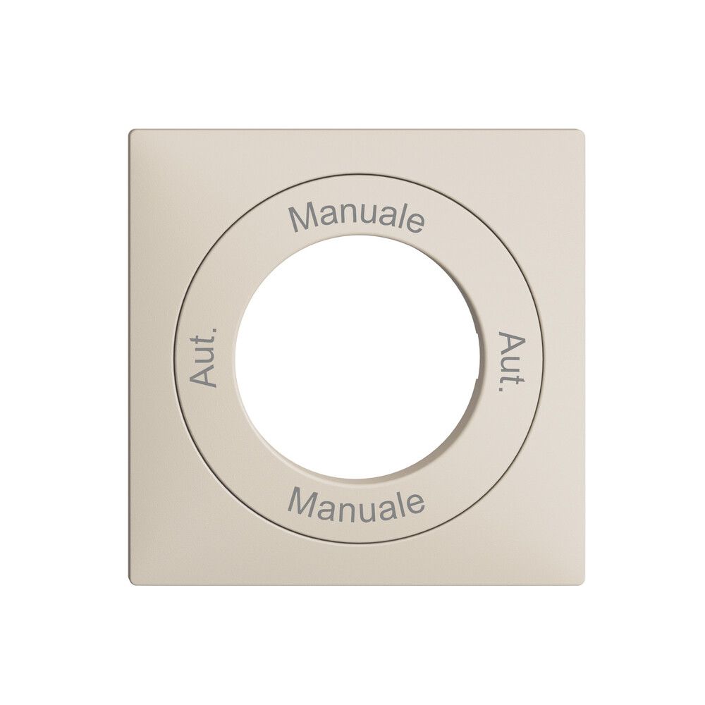 Kit front. Aut.-Manuale-Aut.- Manuale EDIZIOdue 60×60mm crema