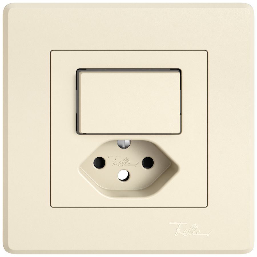 Kit di montaggio INC EDIZIO.liv SNAPFIX® combi.T13 1 tasto lent.lat.shutter cr