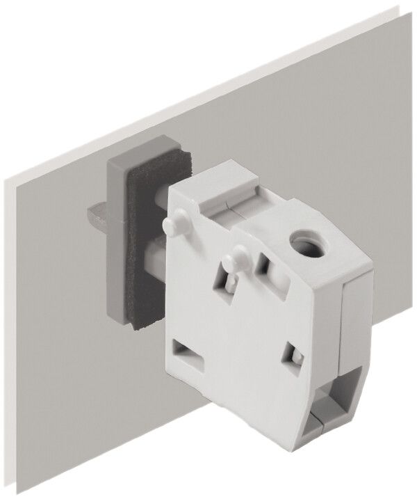 Borne de passage Weidmüller WGK 4mm² soudable gris