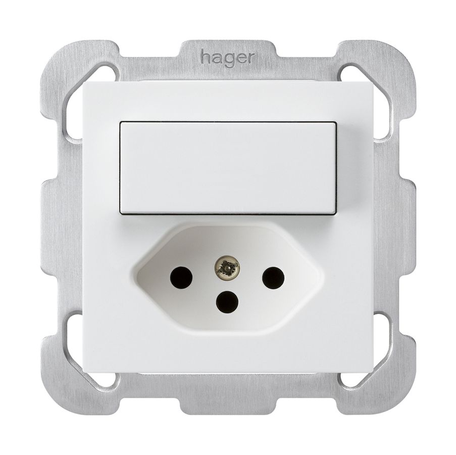 Combinaison ENC I kallysto 6/1L+T13 sécurité enfants blanc plaque de fixation