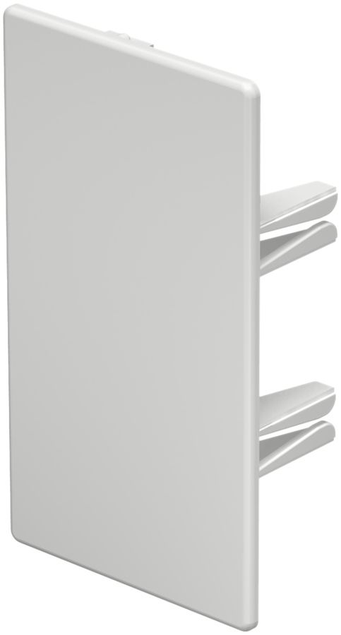 Piastra terminale Bettermann p.canale d'installazione WDK bianco puro 60×110mm