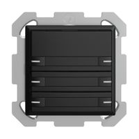UP-KNX-Taster RGB EDUE, 250mW, m.RGB-LED, m.Papier., 6×Taste, 1×Tastenb., sz