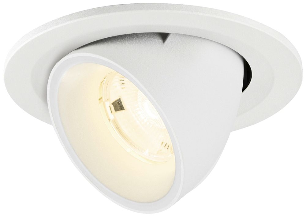 Downlight LED SLV NUMINOS GIMBLE S 6.7W 1050lm 4000K NB DALI Ø100×70 blanc