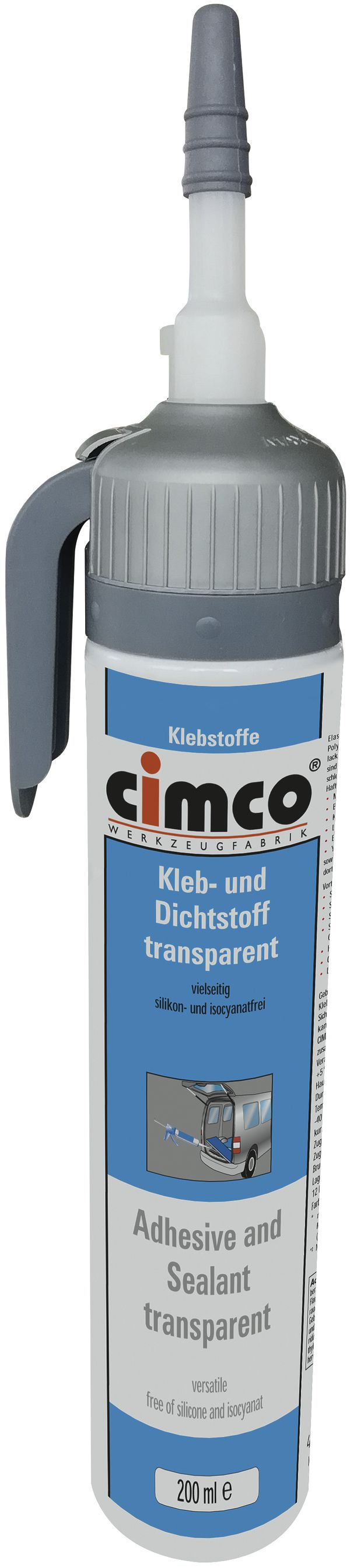 Flexibler Dicht- und Klebstoff CIMCO 200ml weiss