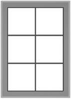 En-tête pour combinaison 3×2 ENC SIDUS ve gris