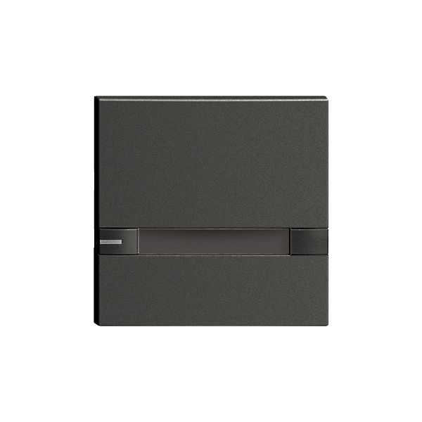 Taste 1/1 KNX/UNI-Taster mit LED & Papiereinlage EDIZIOdue Bedienung 2×schwarz