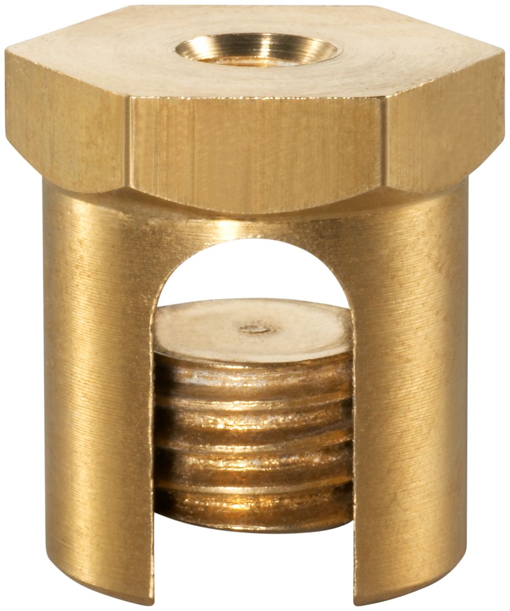 Erdungsschraube Bettermann 25mm² mit Gewinde M6, Messing