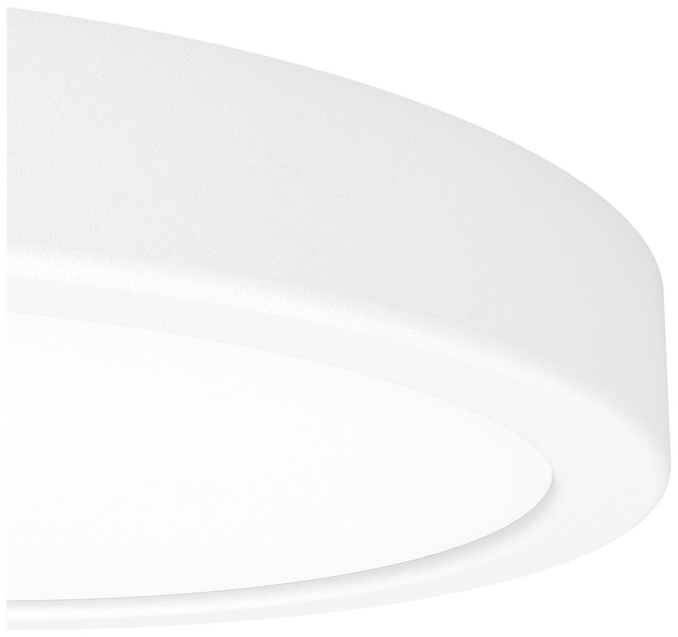 LED-Deckenleuchte Eglo FUEVA 14W 0…1400lm 2700…6500K IP44 DIM Ø211×25mm weiss